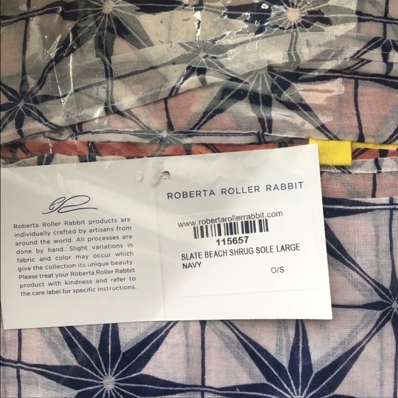 NWT roberta roller rabbit slate beach shrug - Picture 4 of 10